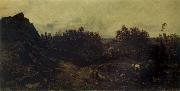 Theodore Rousseau View on the Outskirts of Granville oil painting picture wholesale